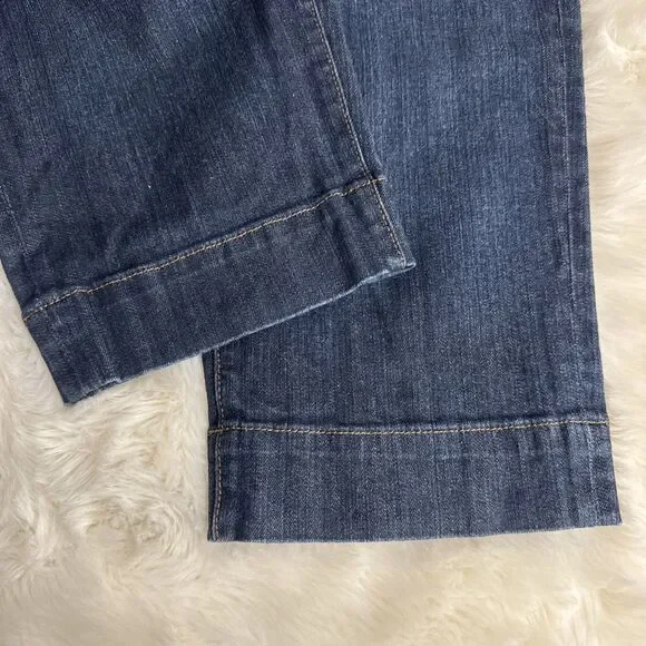 Kut from the Kloth Bermuda Shorts 6 Blue Long Length Womens Measures 30 x 13 - Picture 6 of 8